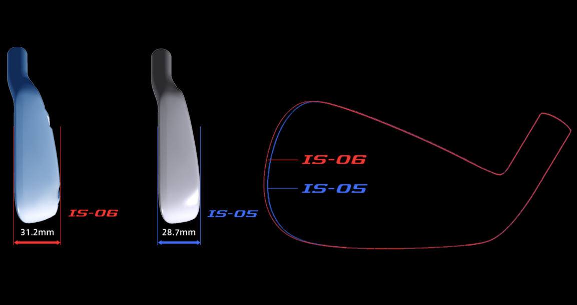 Gậy sắt tay trái Honma  Beres  06  - 2 sao ( #5-11, AW, SW)