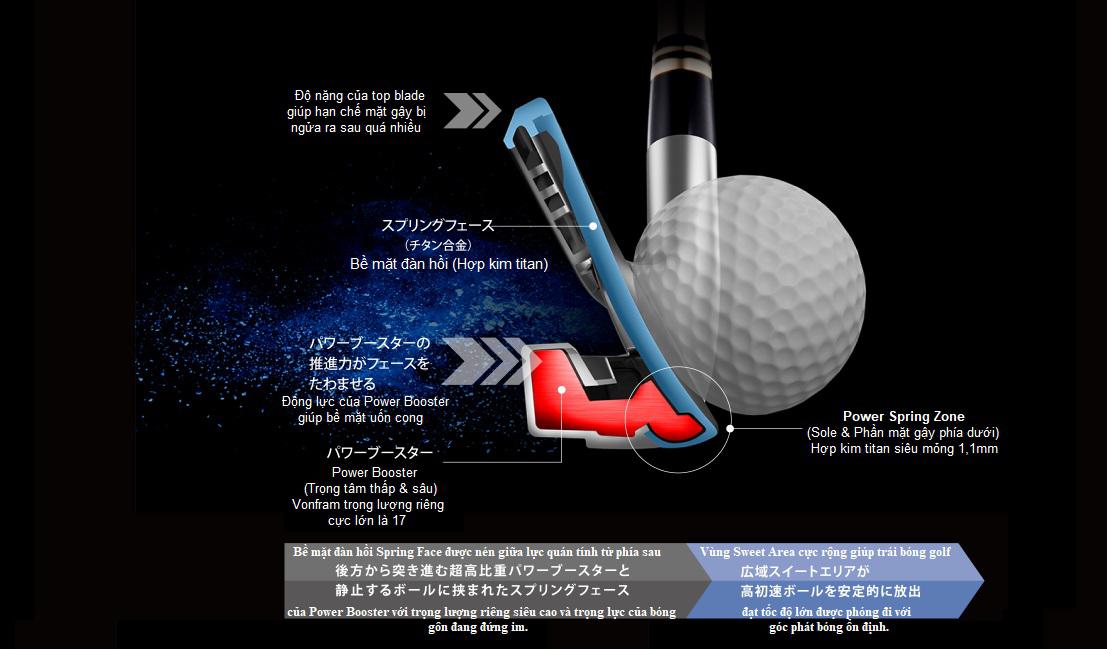 GẬY IRON RYOMA GOLF TOUR AD SHAFT S (#6-9, P,A, S)