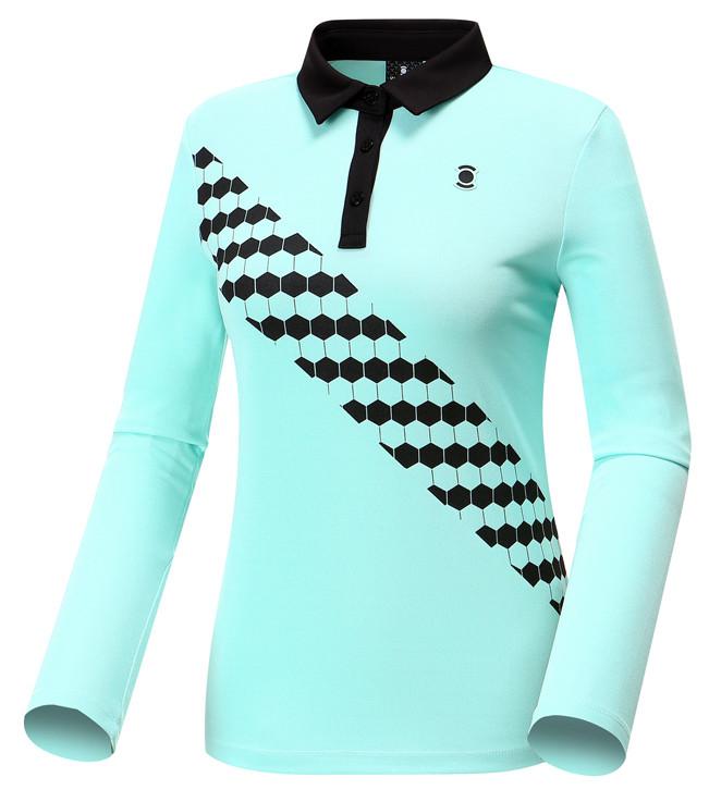ÁO GOLF TAY DÀI NỮ W.ANGLE WWU17258 MINT