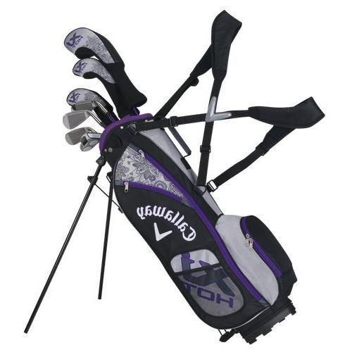 Full set bộ gậy trẻ em Callaway X Junior Hot 8PC 9-12 GIRL IR JV