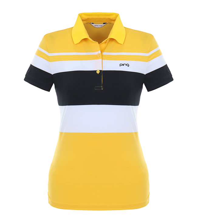 ÁO GOLF POLO NỮ NGẮN TAY PING 12182TO086 YELLOW