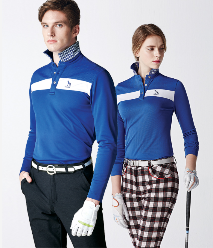 Áo golf polo nam nữ dài tay ADABAT N7FMTS785 R.BLUE