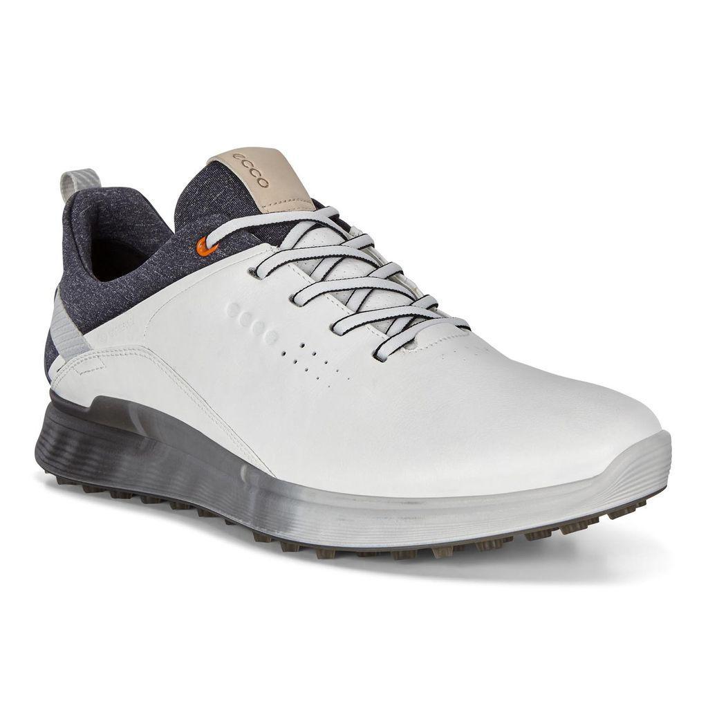 Giày golf ecco M-W GOLF S-THREE BK/WH 10290401007