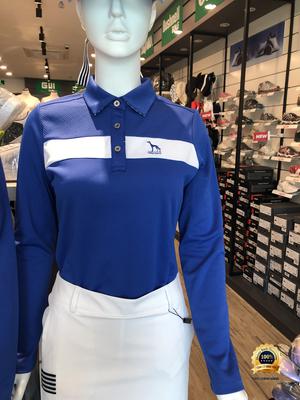 Áo golf polo nam nữ dài tay ADABAT N7FMTS785 R.BLUE