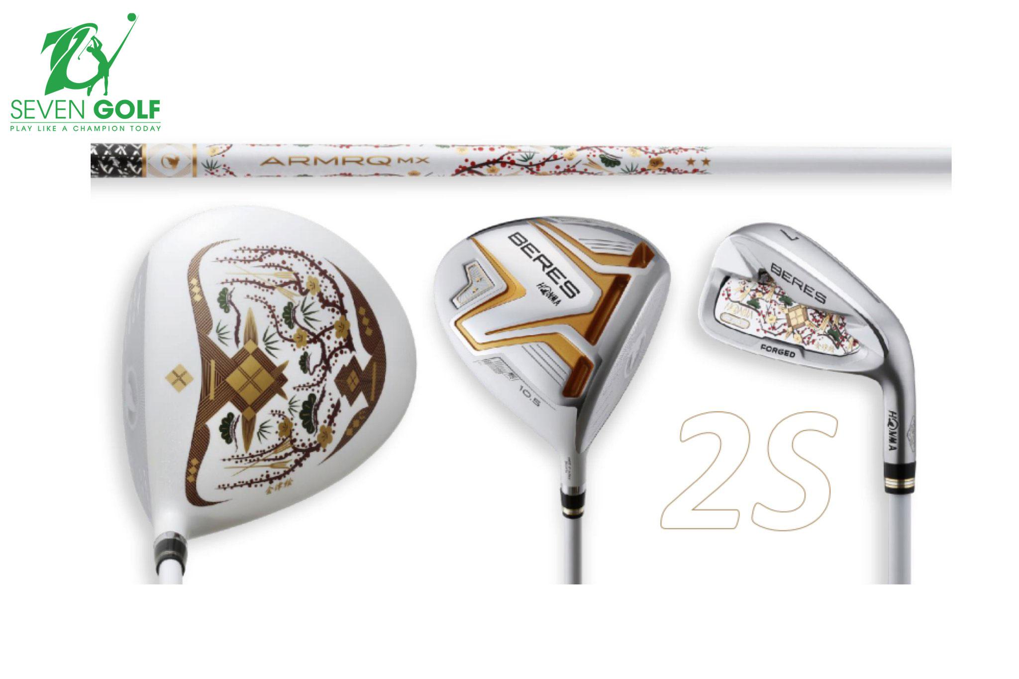 Bộ gậy golf fullset Honma Beres BE-08 Aizu 2 sao cao cấp