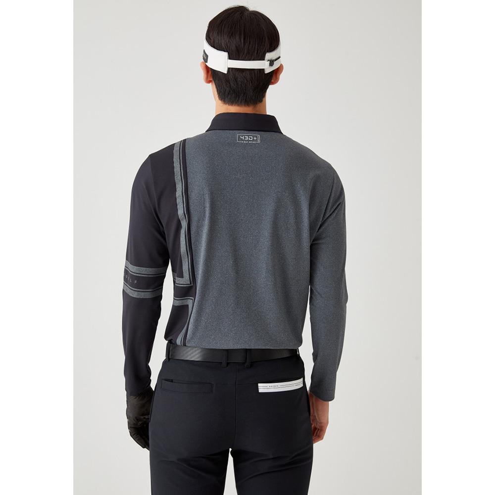 Áo thun golf nam tay dài Hazzys HUTS1D712