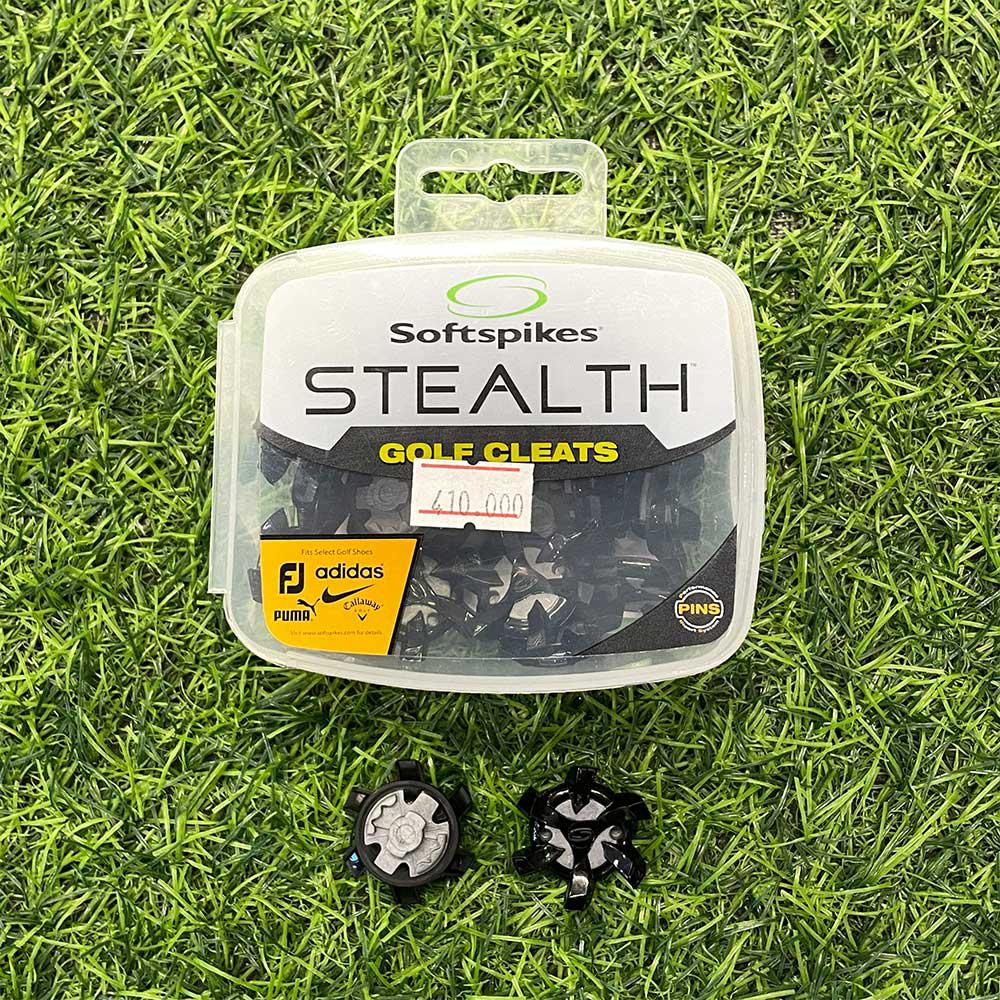 Đinh giày golf - Soft Spikes Stealth Pins 18P Disk BLK/Silver-20D0T1K-BS-X